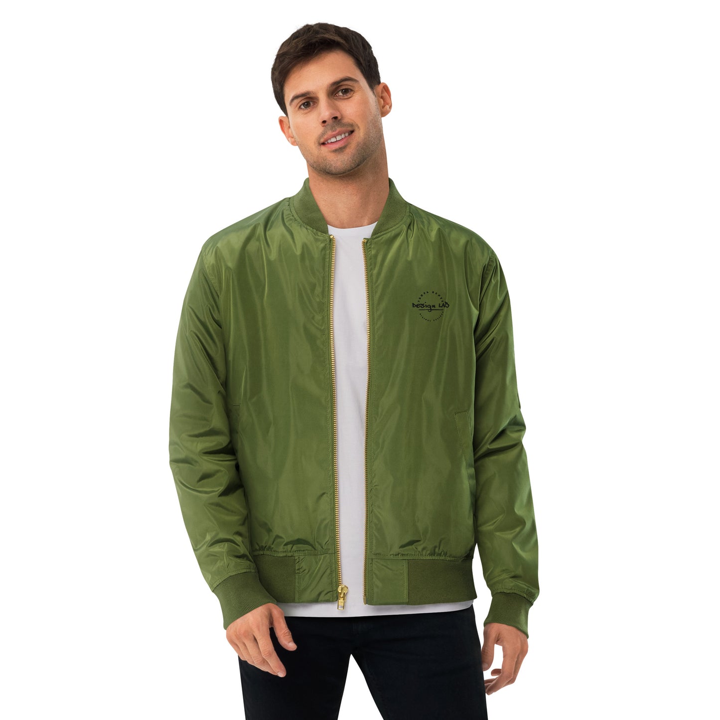Premium recycled bomber jacket-Design Lab grn.