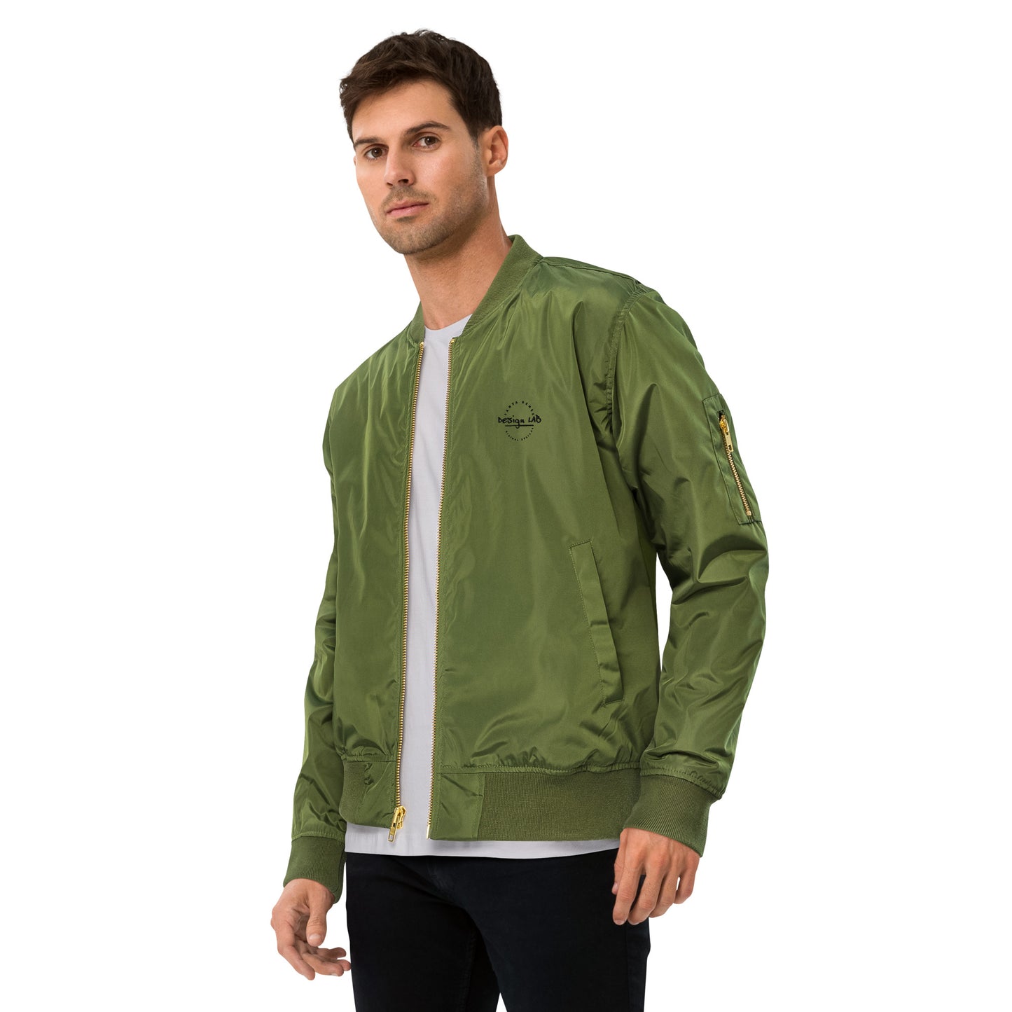 Premium recycled bomber jacket-Design Lab grn.