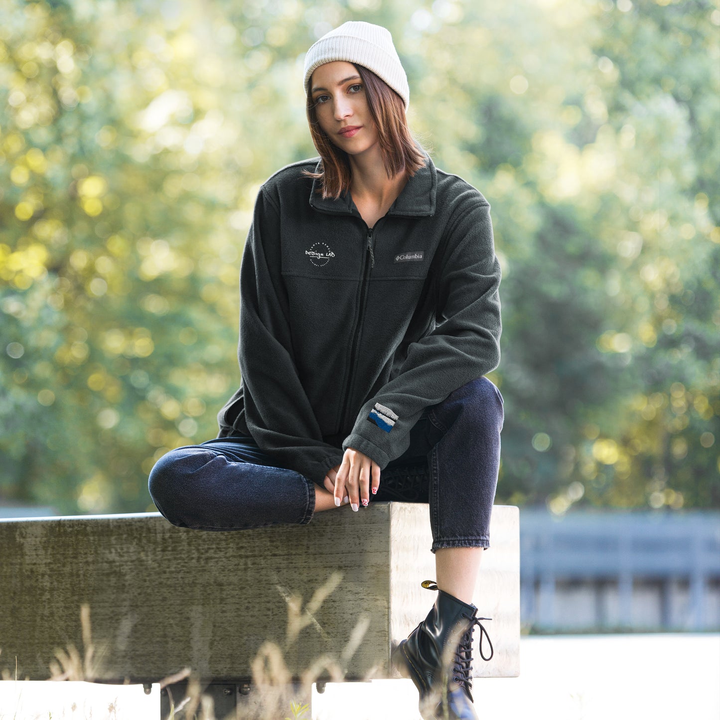 Unisex Columbia fleece jacket-Canada.Logo