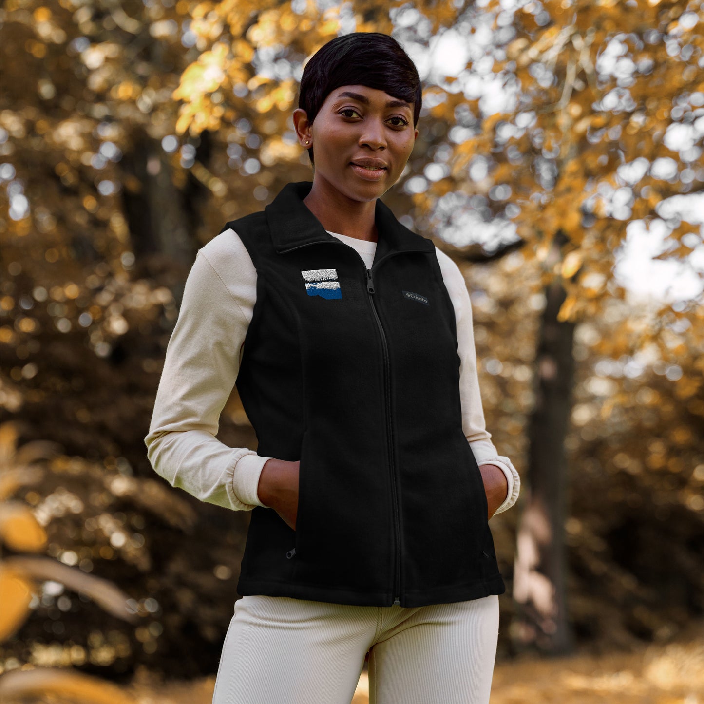 Women’s Columbia fleece vest-Canada