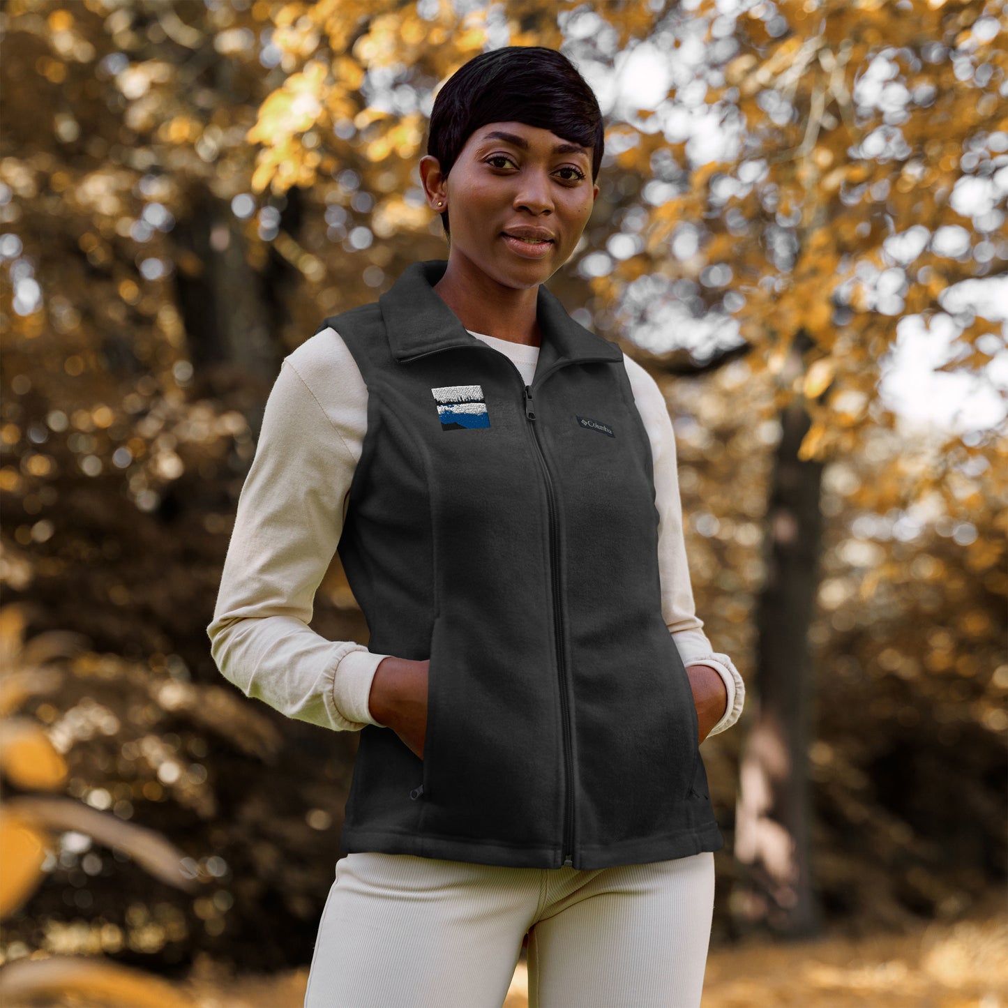 Women’s Columbia fleece vest-Canada