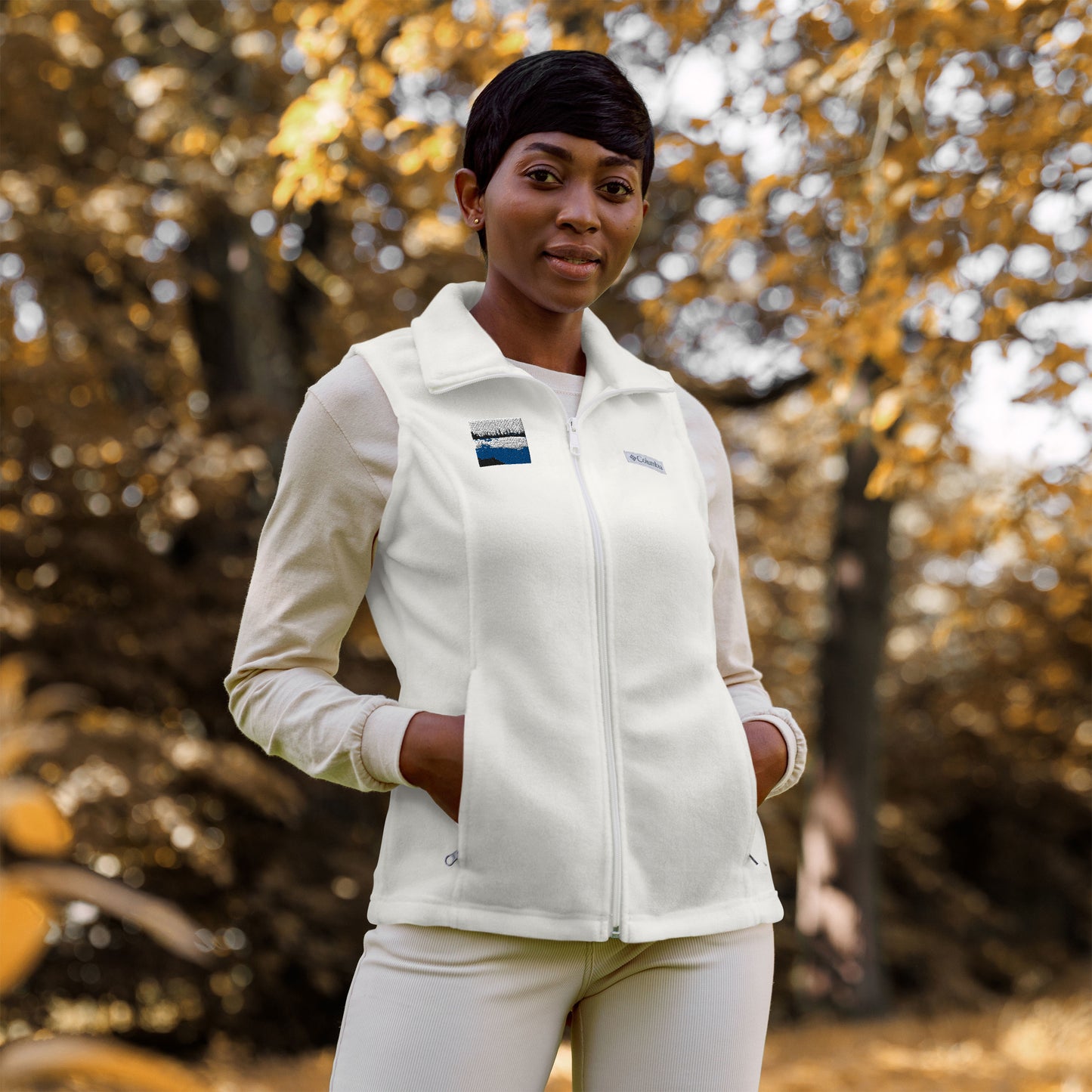 Women’s Columbia fleece vest-Canada