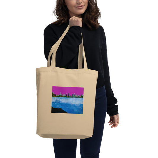 Eco Tote Bag-Canada Purple